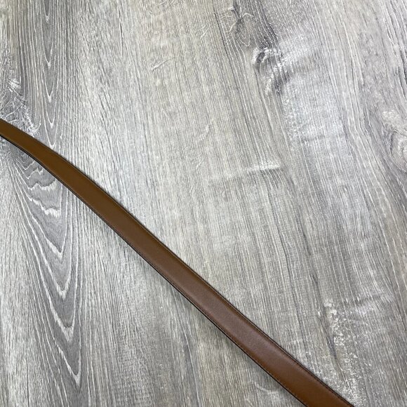 Brighton Black Anilina Aniline Glaze Cowhide on Glove Leather Belt Size 48 - Picture 8 of 15